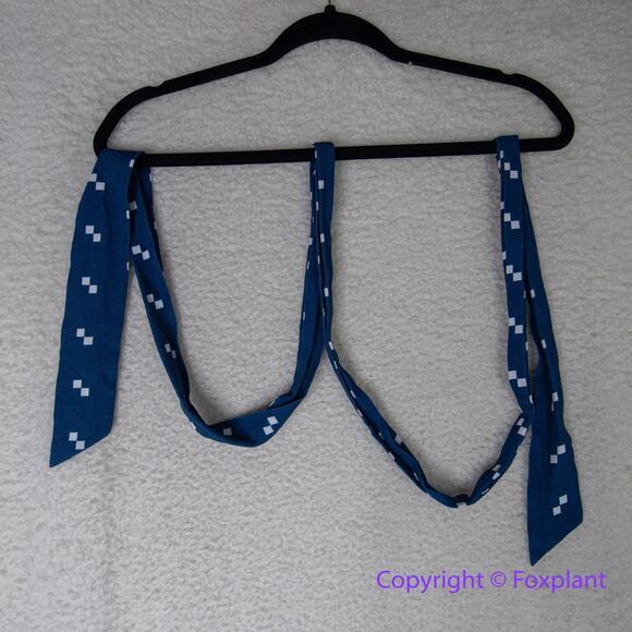 Eloquii blue romper white geometric print, women plus size 22 - Picture 3 of 14